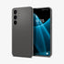 ACS07287 - Galaxy S24 Ultra Case Liquid Air in Matte Black showing the back
